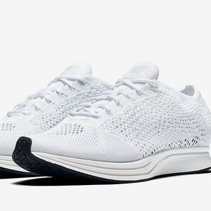 white flyknit